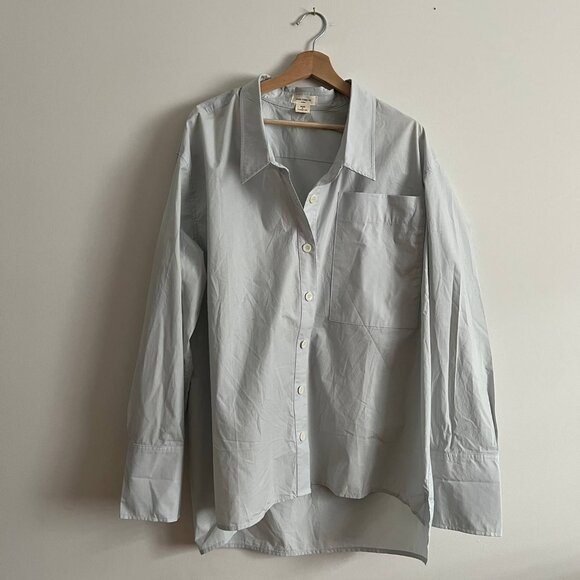 James street co Margot blue Button up Medium - NEW - Picture 2 of 5